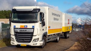 Verkeersschool Brinkman vrachtauto aanhanger